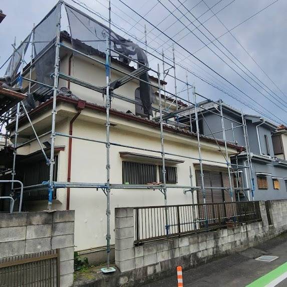 【外壁塗装・防水工事】足場から付帯部まで一括施工で安心仕上げ（市川市曽谷）