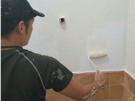 内装塗装の具体的な作業部分