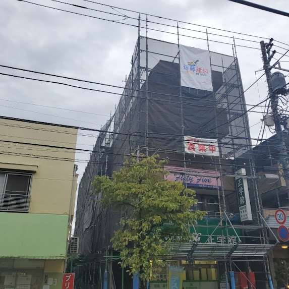 【足場仮設工事】ビル改修スタート！サビ補修と下地処理で長持ち塗装へ（市川市新田）