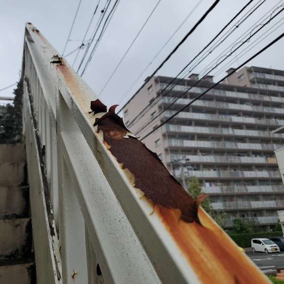 【アパート鉄部塗装】市川市で現地調査！塗り替え時期の目安とは