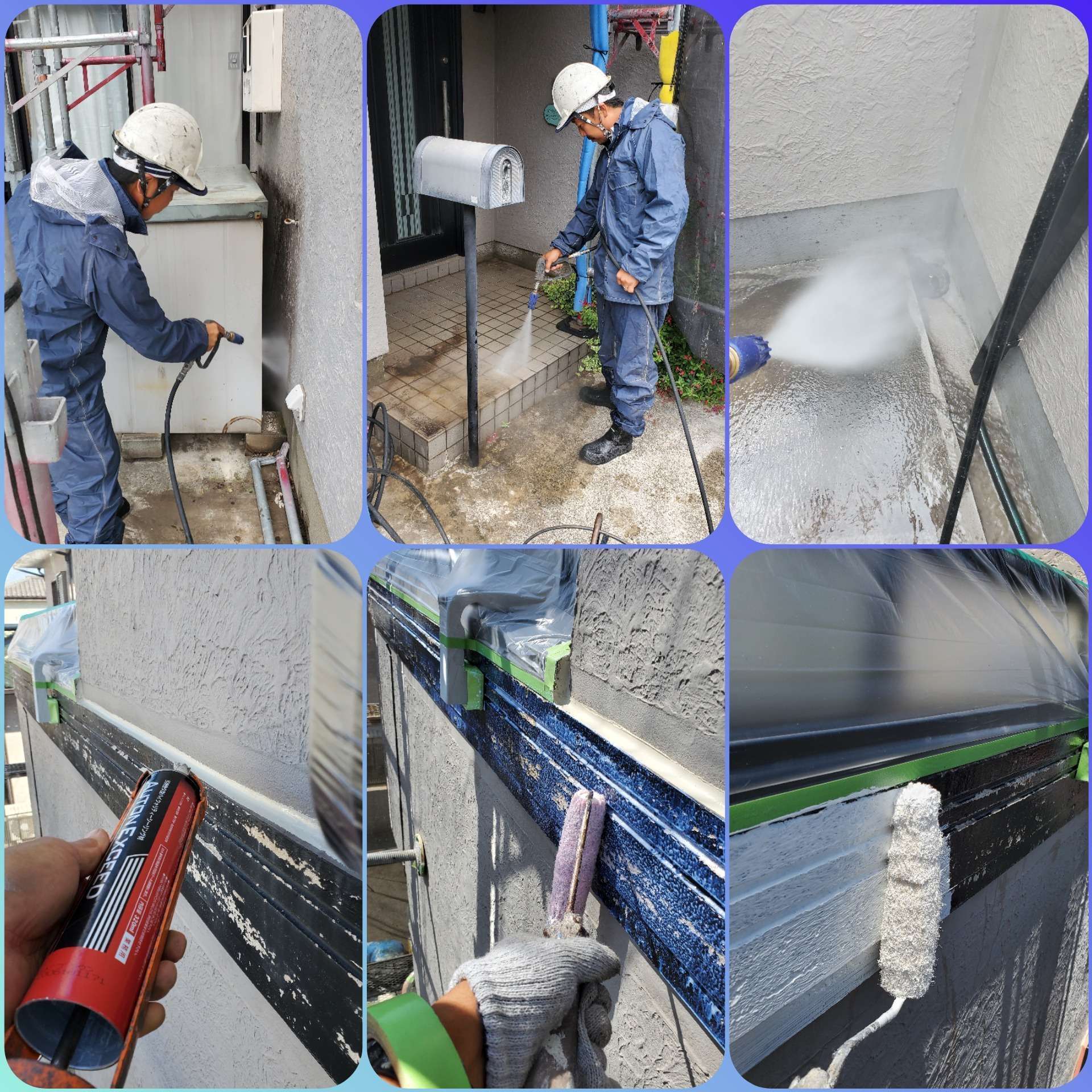 【外装リフォーム】高圧洗浄から戸建て外壁塗替え＆ベランダ防水工事（千葉県市原市）