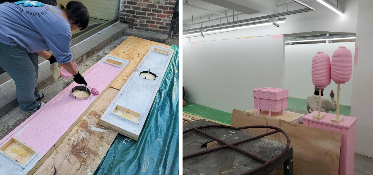 イベント会場塗装3