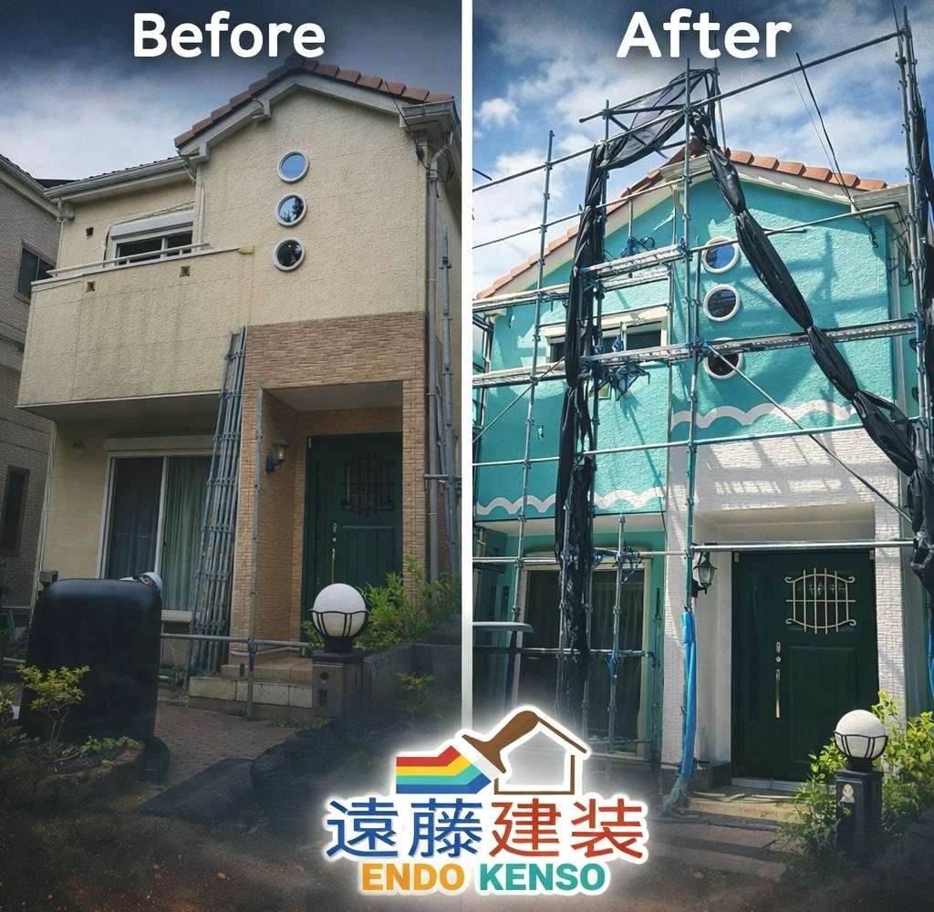 市川市の外壁塗装事例の画像2